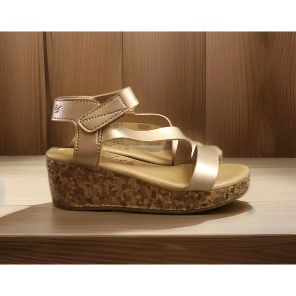 Blowfish Malibu Gladiator Sandals Youth Size 2 Rose gold - Picture 1 of 11